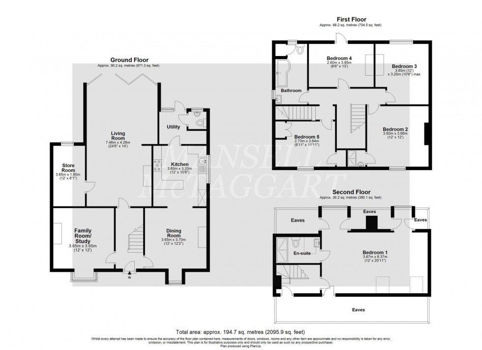 Floorplan for Hazelwick Road, Crawley, RH10