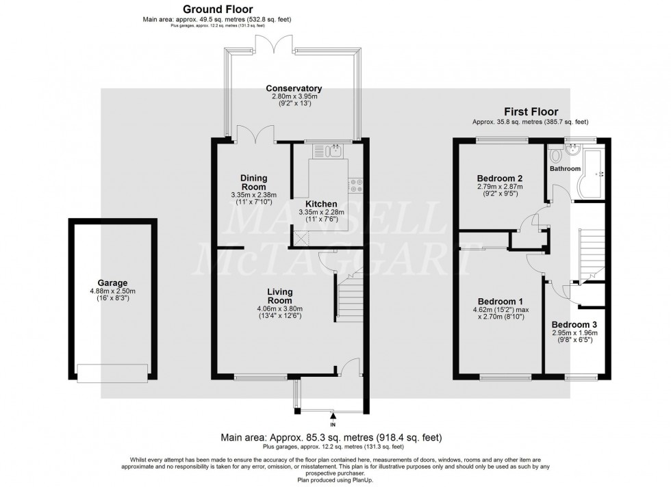 Floorplan for Woodwards, Crawley, RH11