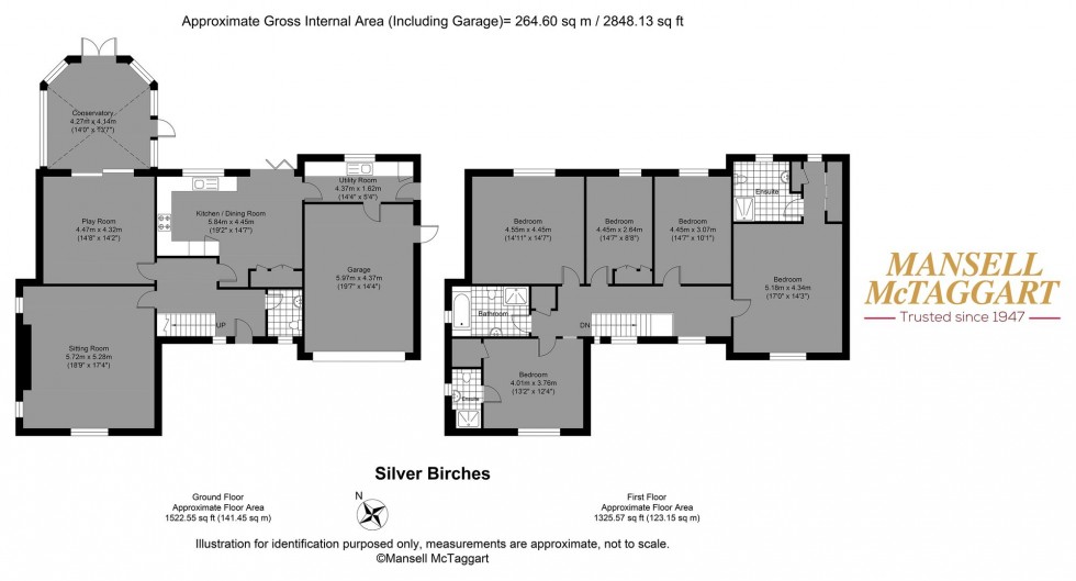 Floorplan for Silver Birches, Small Dole, BN5