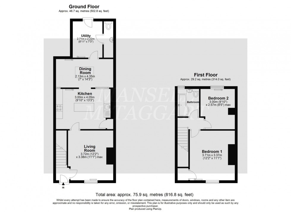 Floorplan for Three Bridges Road, Crawley, RH10