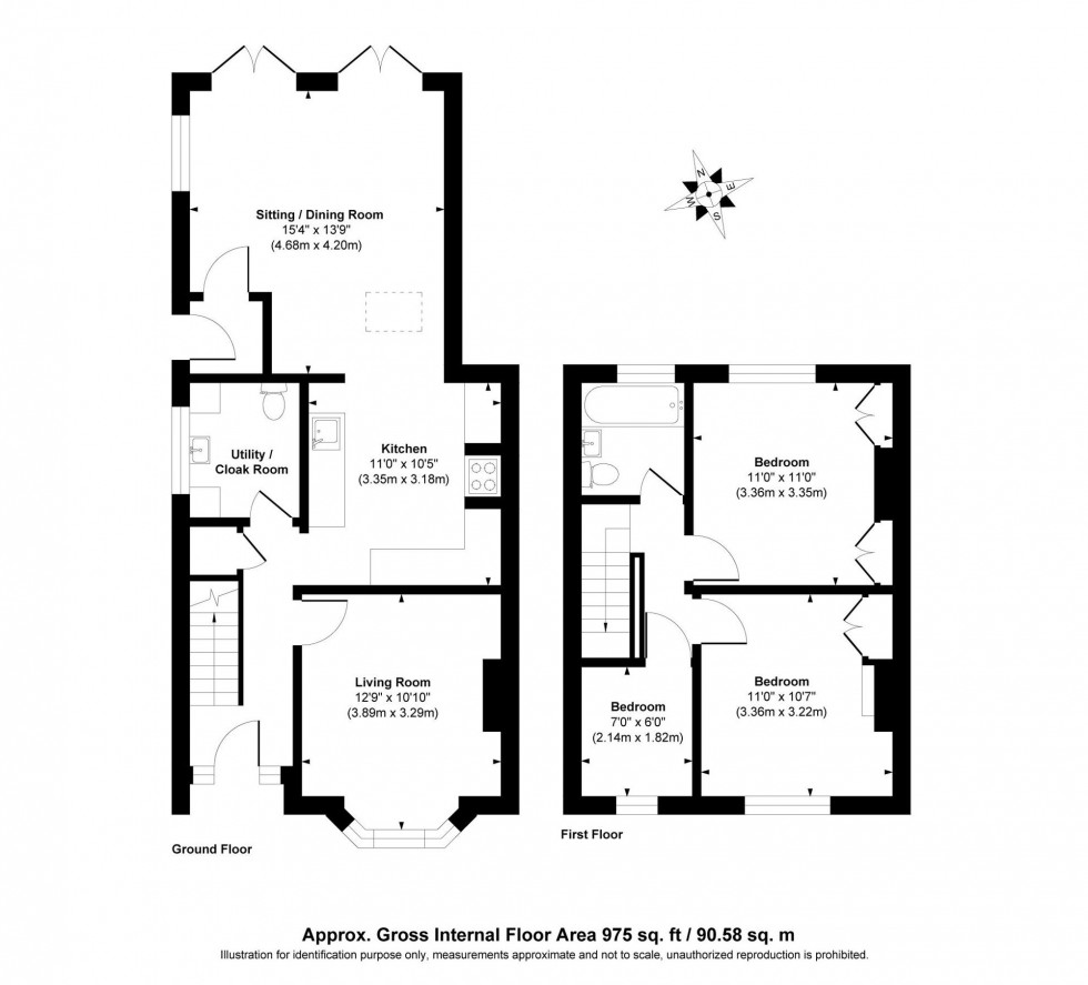 Floorplan for Lewes Road, Scaynes Hill, RH17