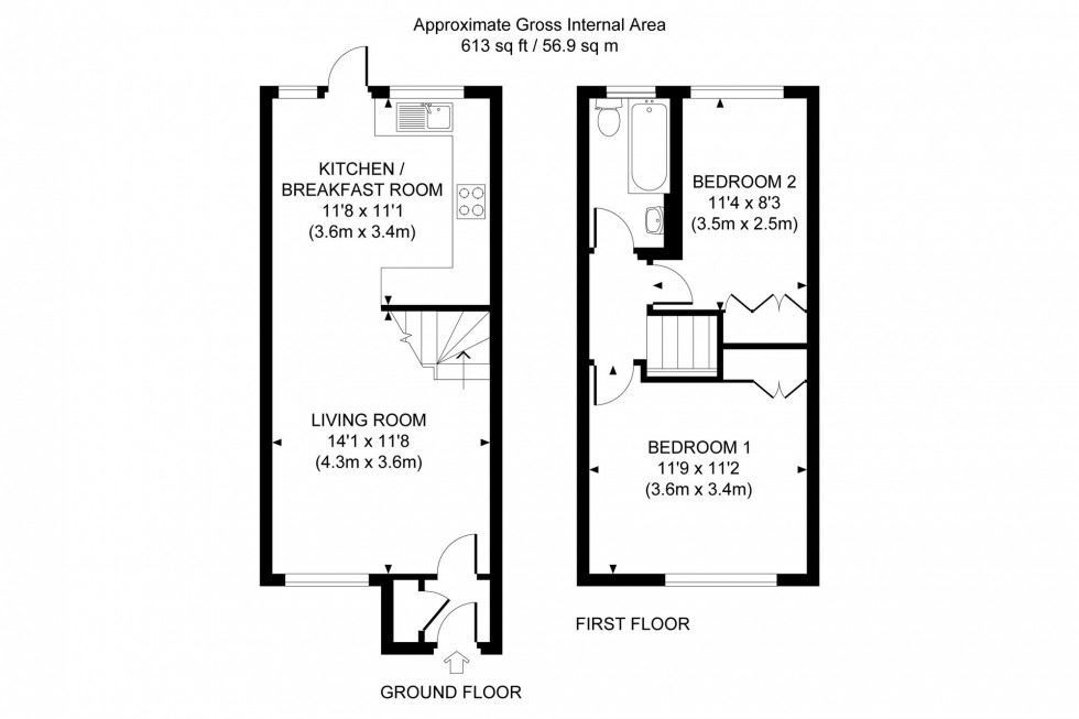 Floorplan for Ryecroft, Haywards Heath, RH16