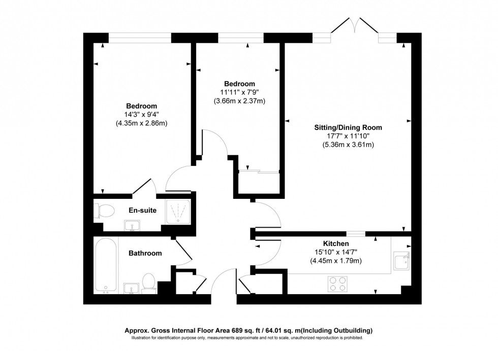 Floorplan for Harlands Road, Harlands House Harlands Road, RH16