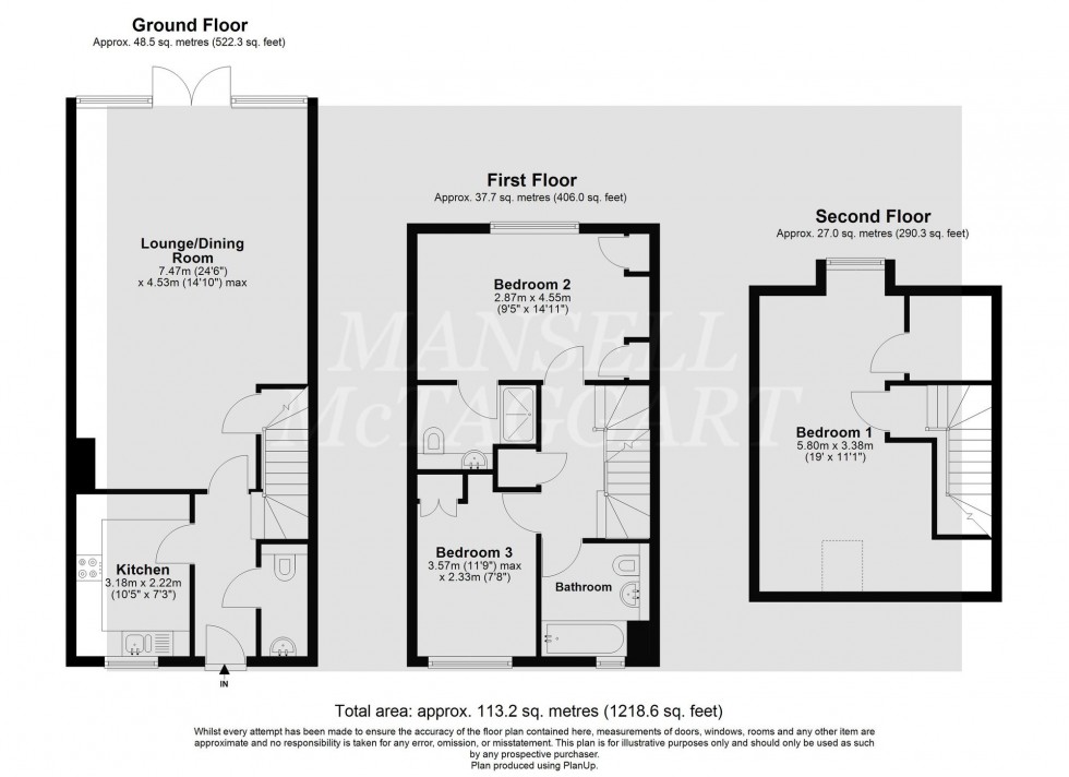 Floorplan for High Street, Dormansland, RH7