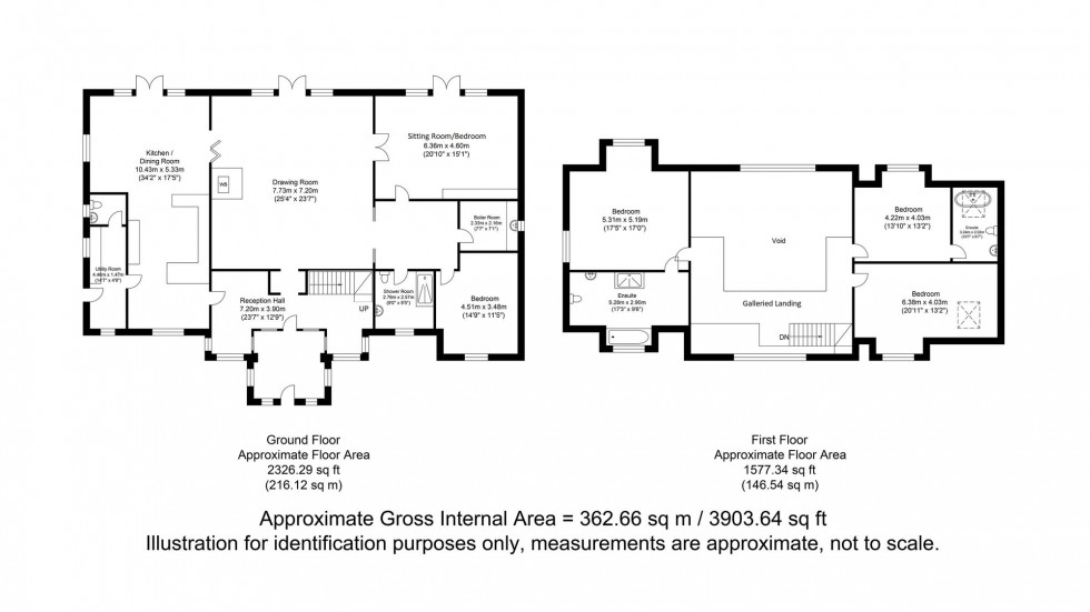 Floorplan for Ashcombe Lane, Kingston, BN7