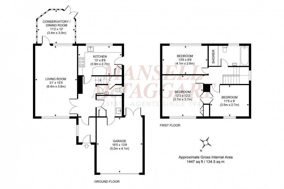 Floorplan for Ferndale Road, Burgess Hill, RH15