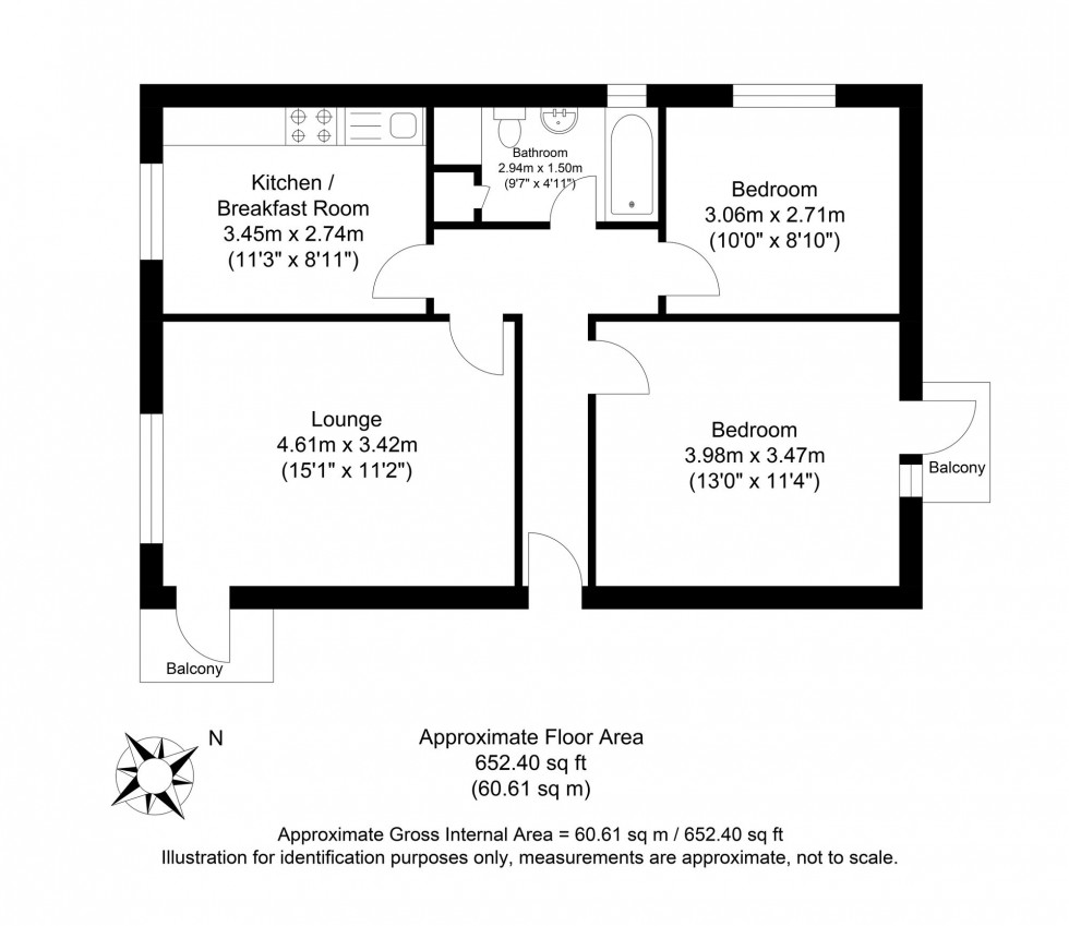 Floorplan for Mountfield Road, Priory Court Mountfield Road, BN7