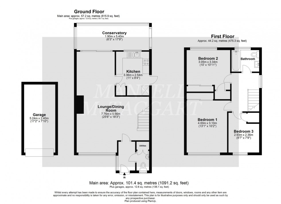 Floorplan for Willow Ridge, Turners Hill, RH10