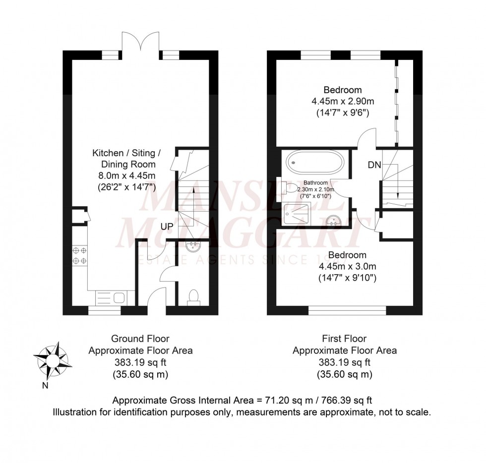 Floorplan for Calvert Link, Faygate, RH12