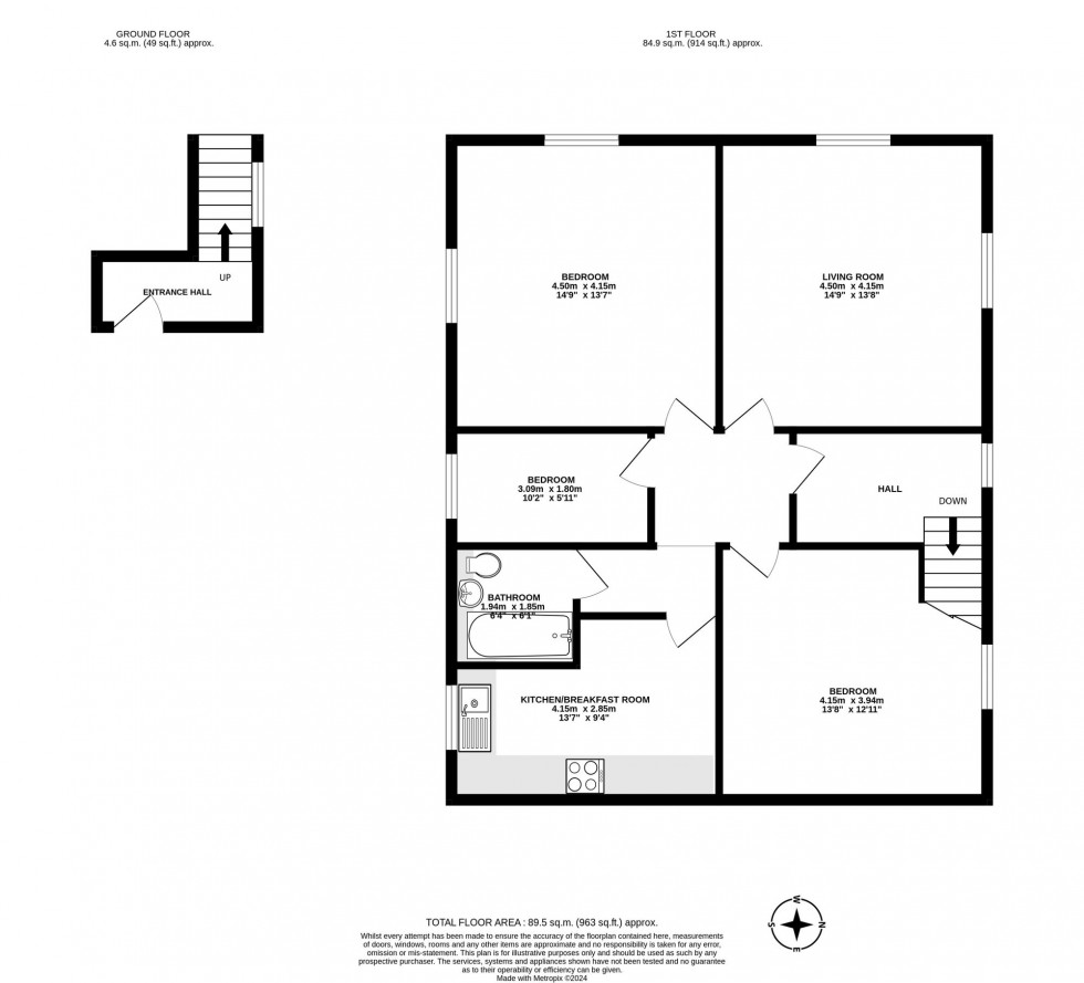 Floorplan for Brighton Road, Horley, RH6