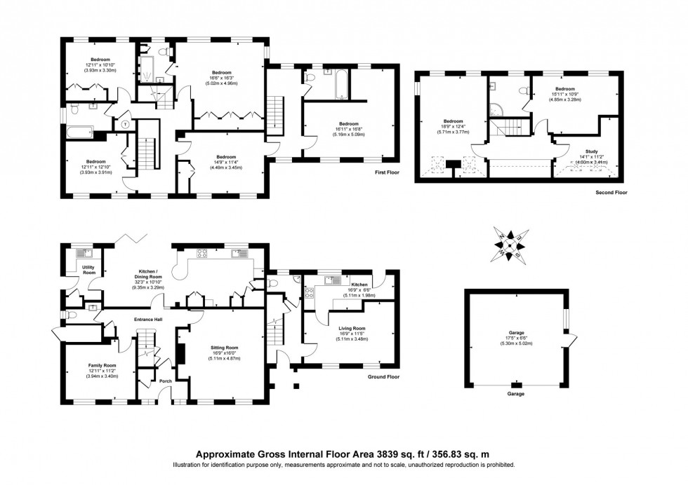 Floorplan for Culross Avenue, Haywards Heath, RH16