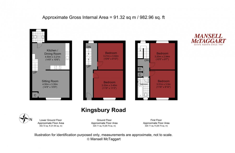Floorplan for Kingsbury Road, Brighton, BN1