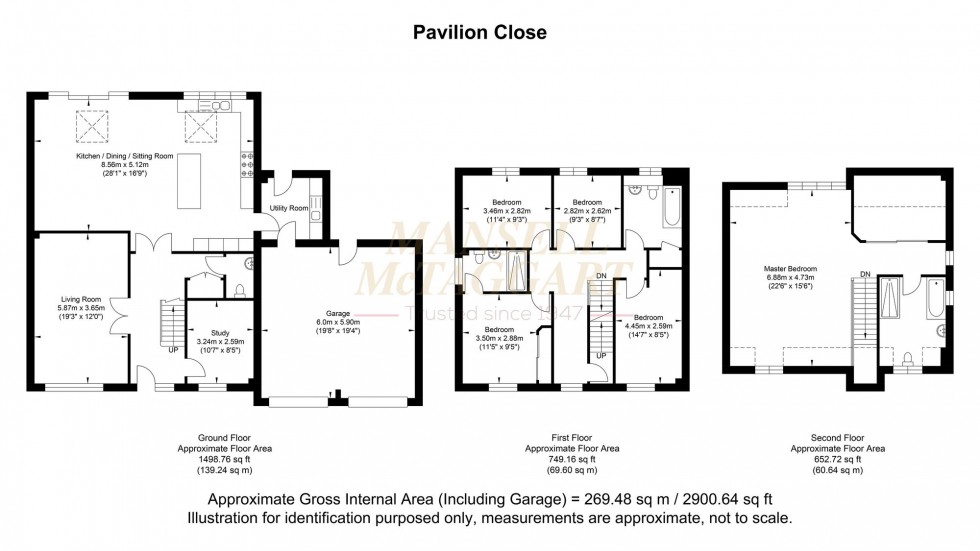 Floorplan for Pavilion Close, Thakeham, RH20