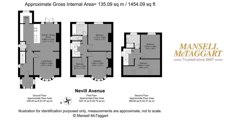 Floorplan for Nevill Avenue, Hove, BN3