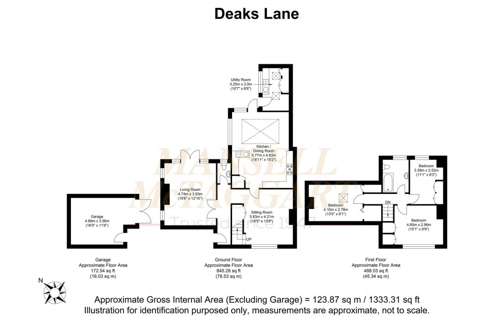 Floorplan for Deaks Lane, Ansty, RH17