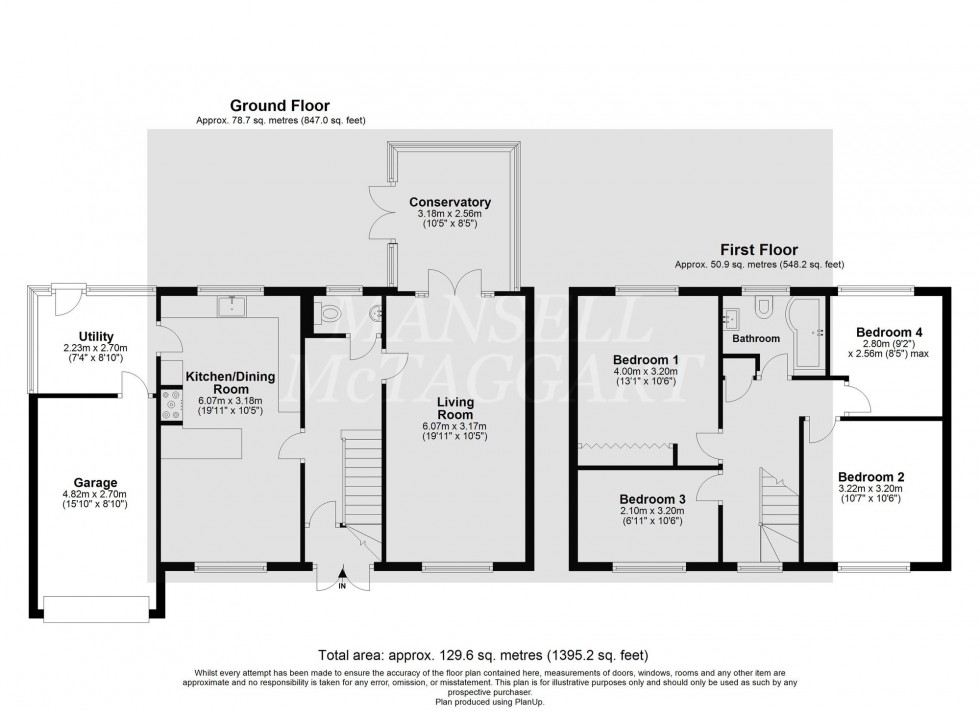 Floorplan for Sheridan Place, East Grinstead, RH19