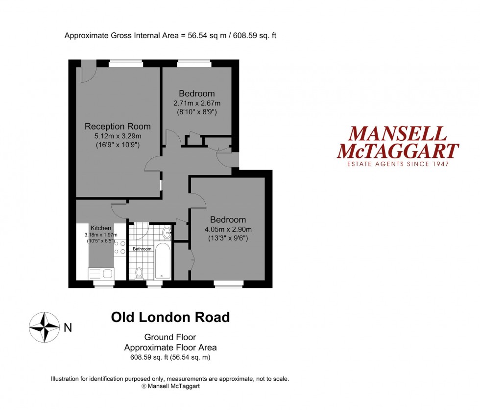 Floorplan for Old London Road, Brighton, BN1