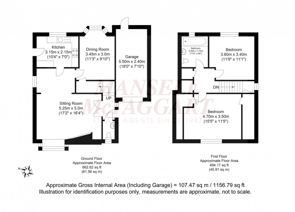 Floorplan for Allingham Gardens, Horsham, RH12