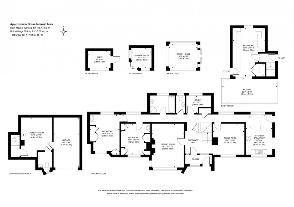 Floorplan for Brook Lane, Lindfield, RH16