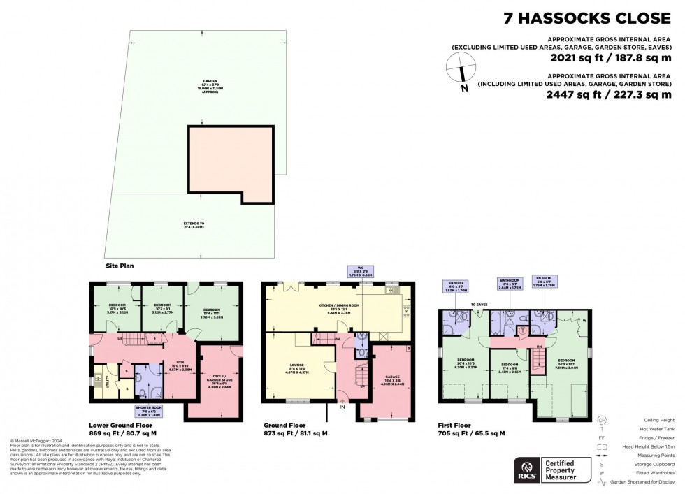 Floorplan for Hassocks Close, Hassocks, BN6