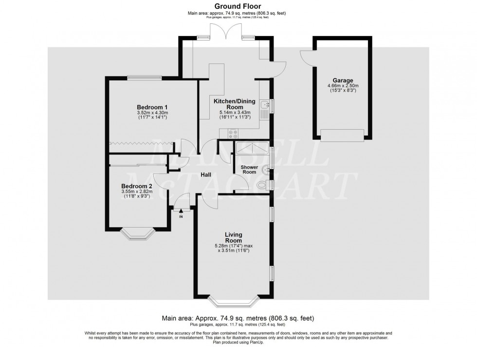 Floorplan for Perryfield Road, Crawley, RH11