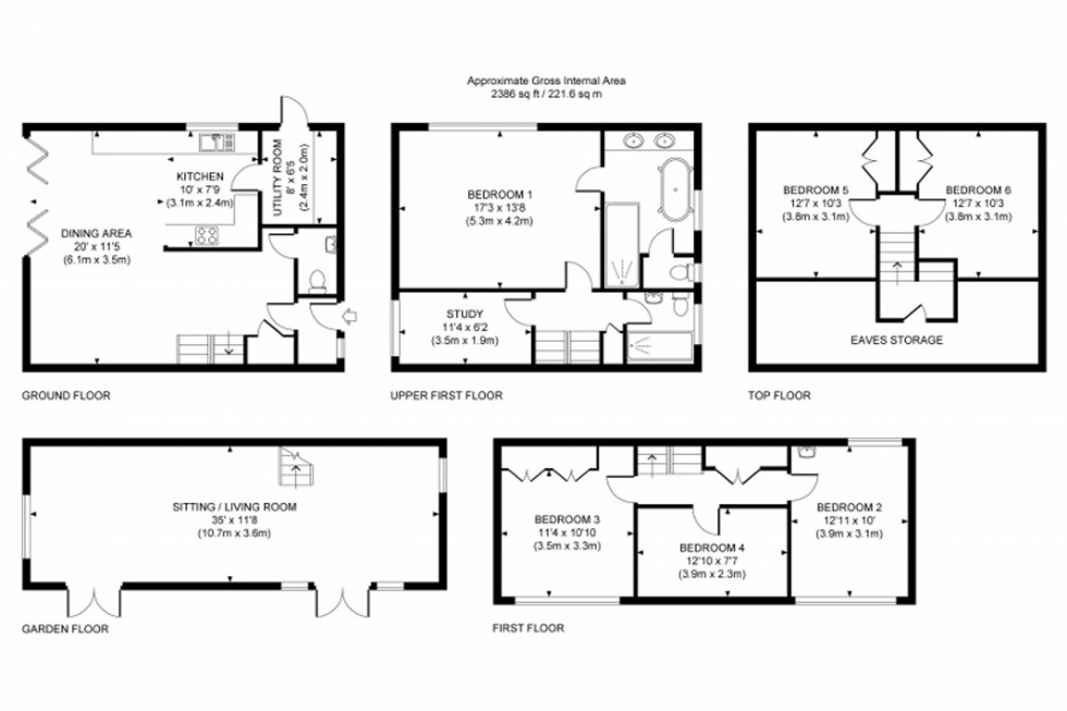 Floorplan for Fairford Close, Haywards Heath, RH16