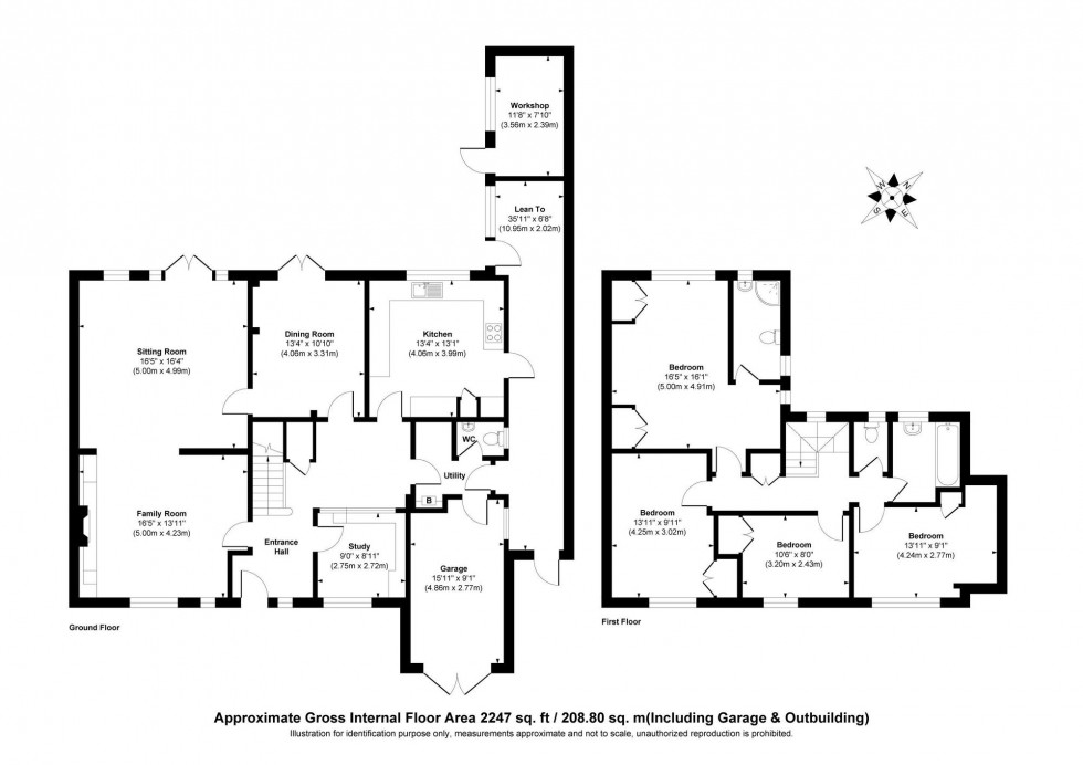 Floorplan for Hickmans Lane, Lindfield, RH16