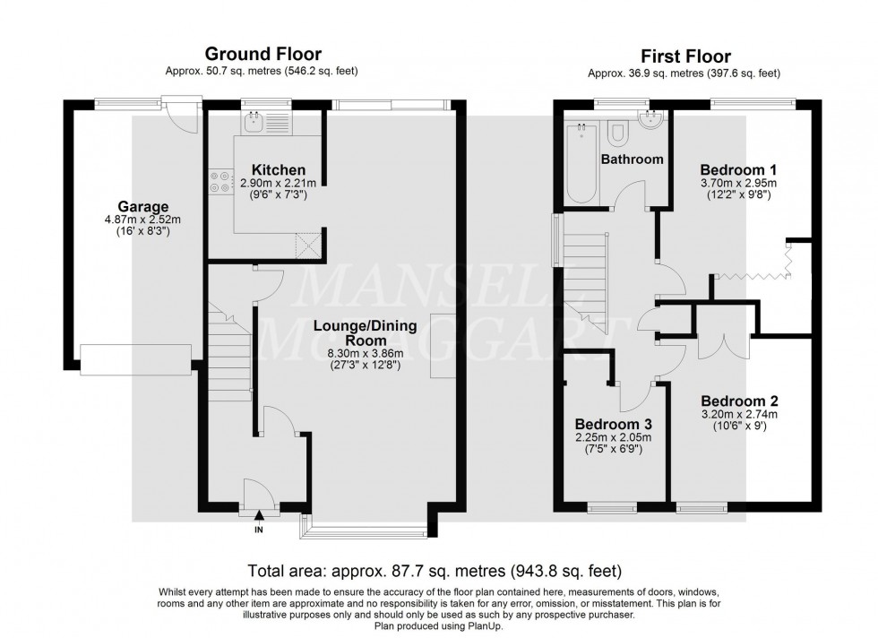 Floorplan for Spinney Close, Crawley Down, RH10