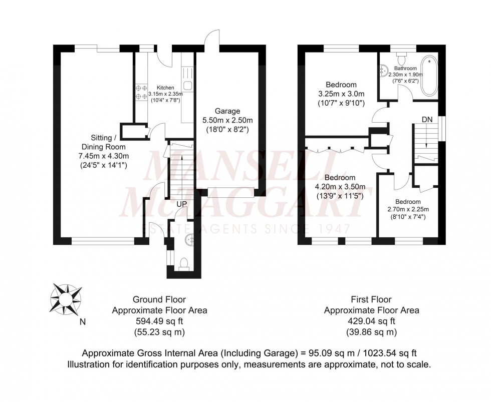 Floorplan for Sorrell Road, Horsham, RH12