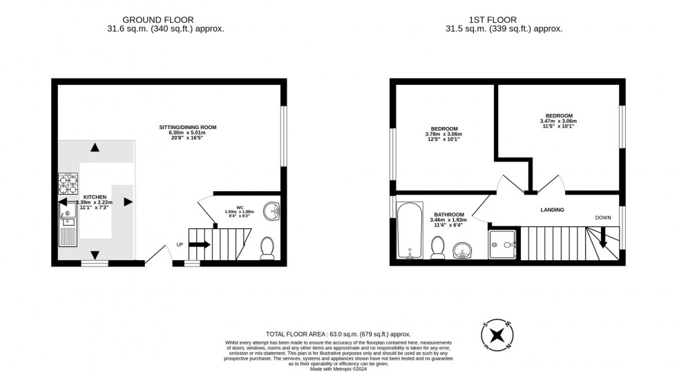 Floorplan for Copthorne Bank, Copthorne, RH10