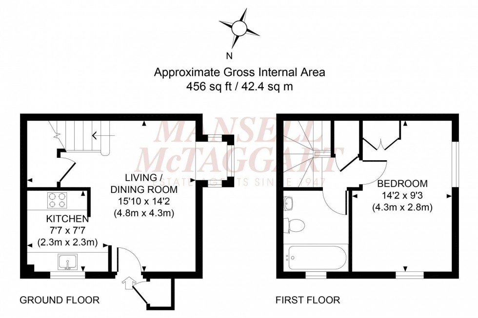 Floorplan for Spicers Close, Burgess Hill, RH15