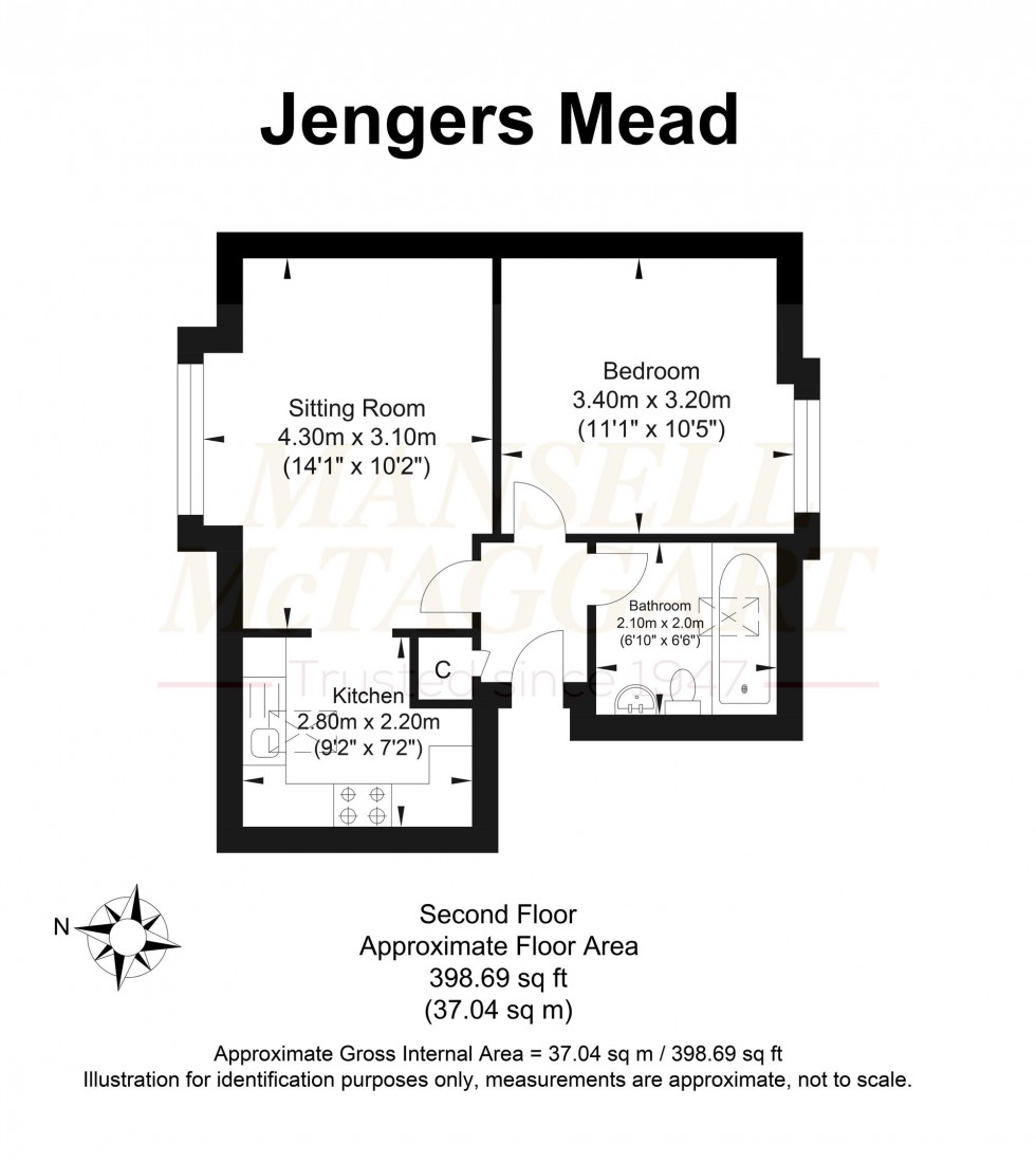 Floorplan for Jengers Mead, Laura House Jengers Mead, RH14