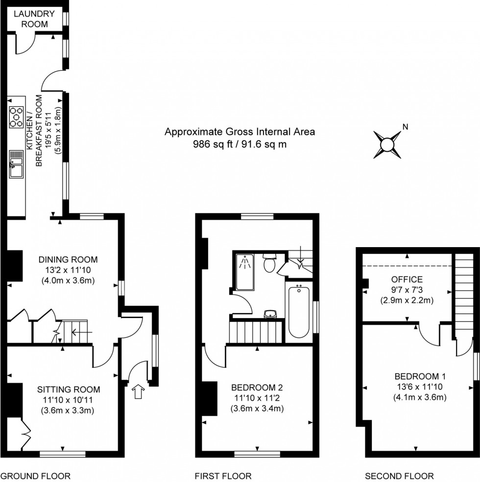 Floorplan for Francis Road, Lindfield, RH16