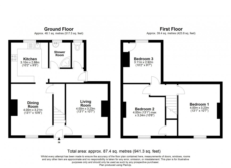 Floorplan for St. Peters Road, Crawley, RH11