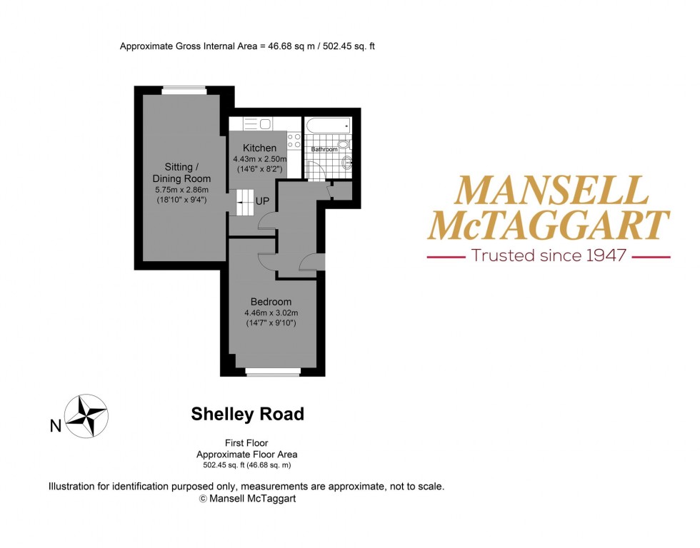 Floorplan for Shelley Road, Hove, BN3