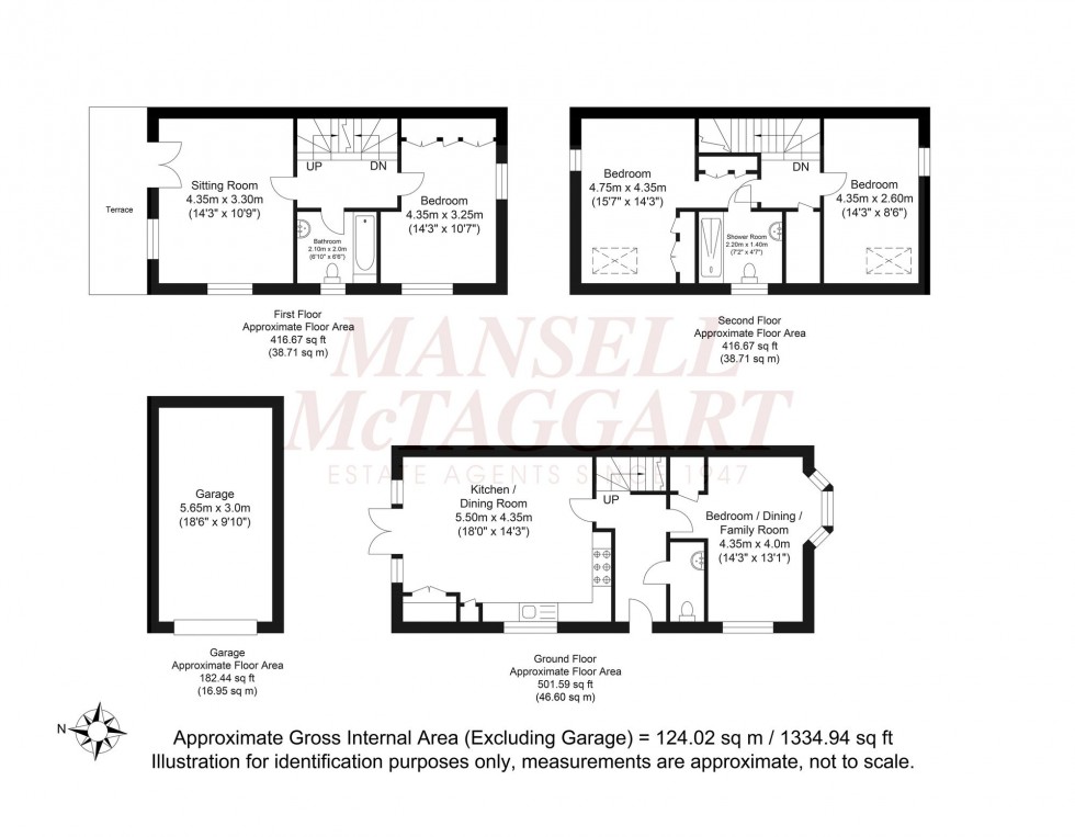 Floorplan for Wells Croft, Broadbridge Heath, RH12