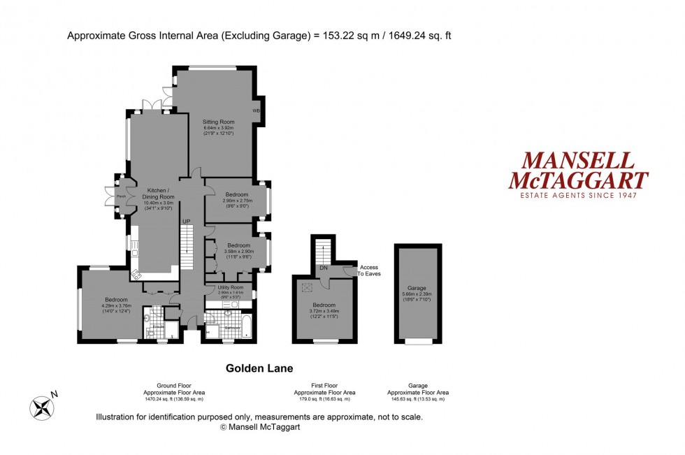 Floorplan for Golden Lane, Ashurst, BN44