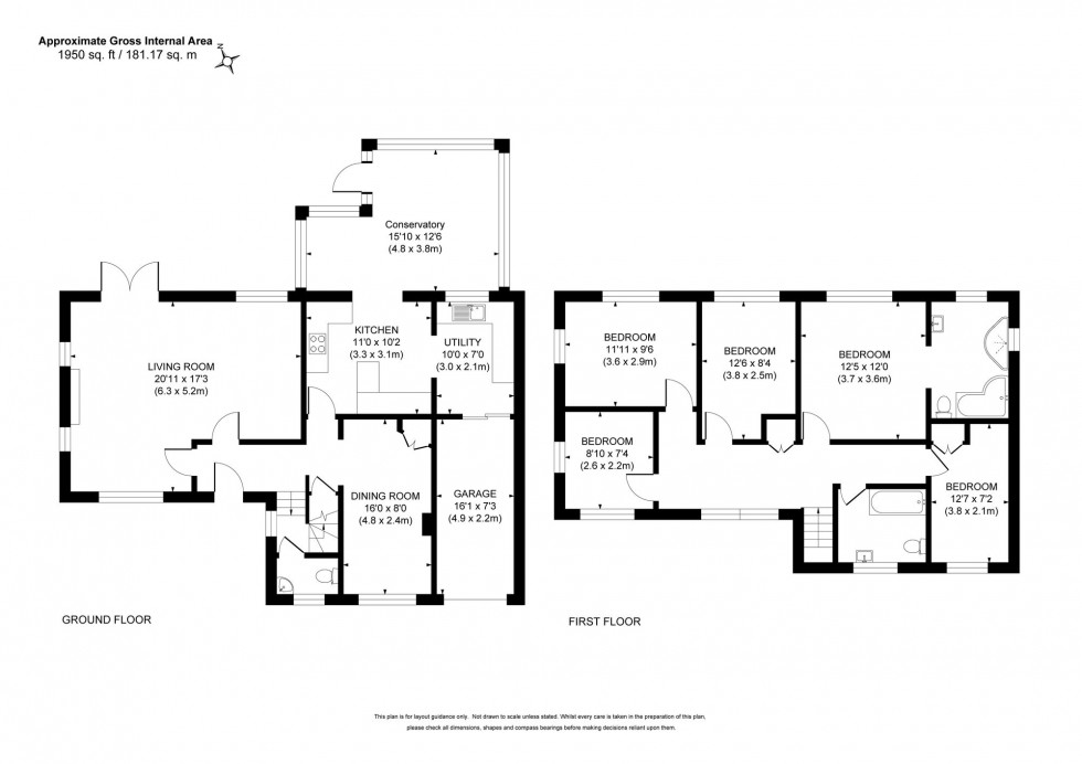 Floorplan for Gatesmead, Haywards Heath, RH16