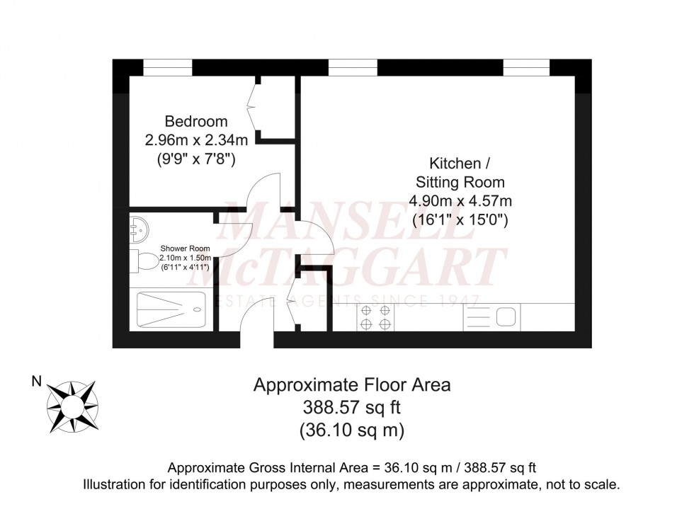 Floorplan for Mill Bay Lane, Horsham, RH12