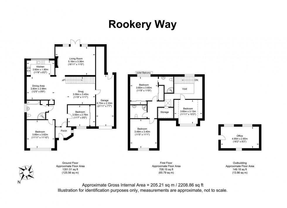 Floorplan for Rookery Way, Seaford, BN25