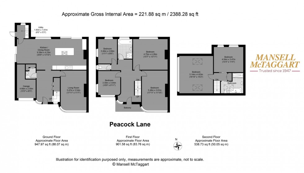 Floorplan for Peacock Lane, Brighton, BN1