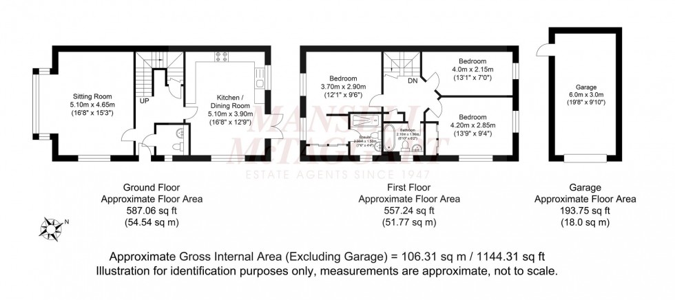 Floorplan for Rochford Grove, Horsham, RH12