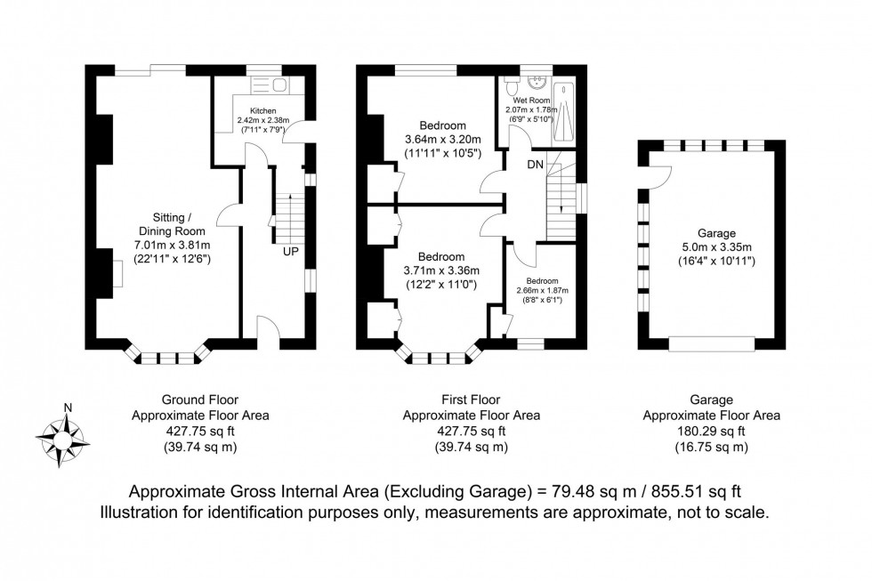 Floorplan for Mount Harry Road, Lewes, BN7