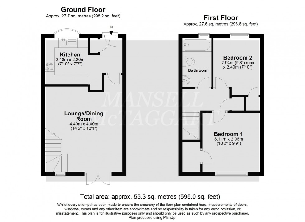 Floorplan for Walton Heath, Crawley, RH10