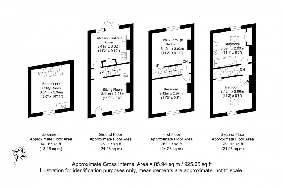 Floorplan for Western Road, Lewes, BN7