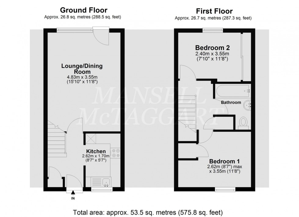 Floorplan for Buchans Lawn, Crawley, RH11