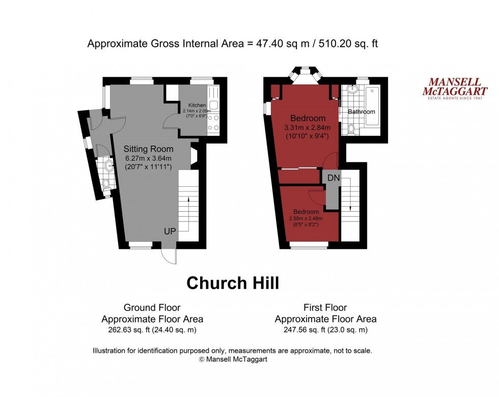 Floorplan for Church Hill, Brighton, BN1