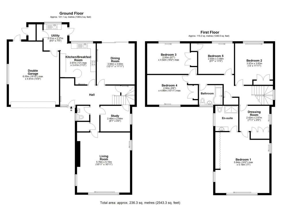 Floorplan for Chanctonbury Way, Crawley, RH11