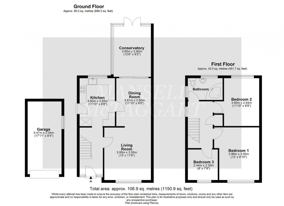 Floorplan for Brookside, Copthorne, RH10