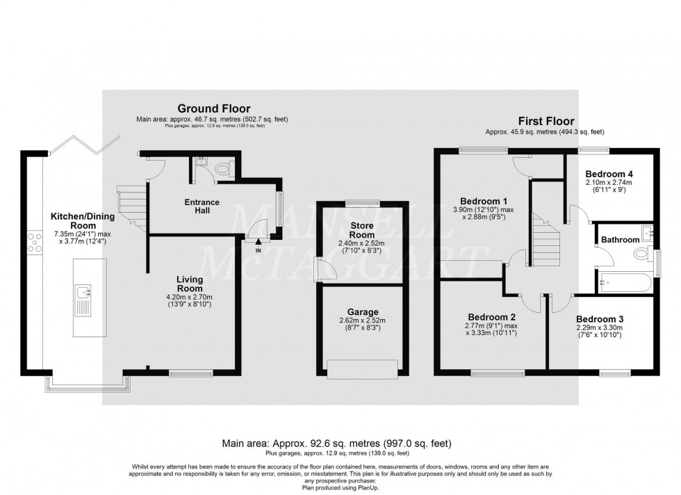 Floorplan for Alders View Drive, East Grinstead, RH19